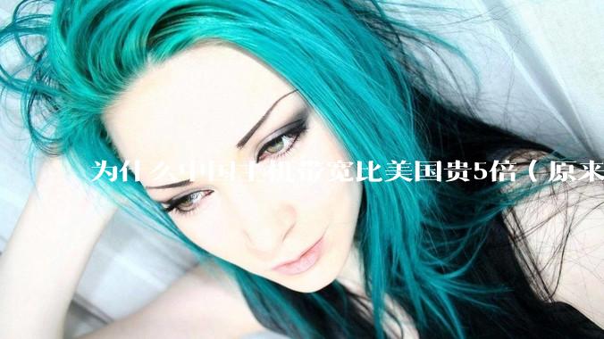 为什么中国主机带宽比美国贵5倍（原来错误的10000倍），比如阿里云？